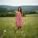 V144 ROBE BRETELLE