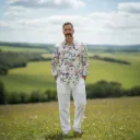 219525 CHEMISE LIN IMPRIME